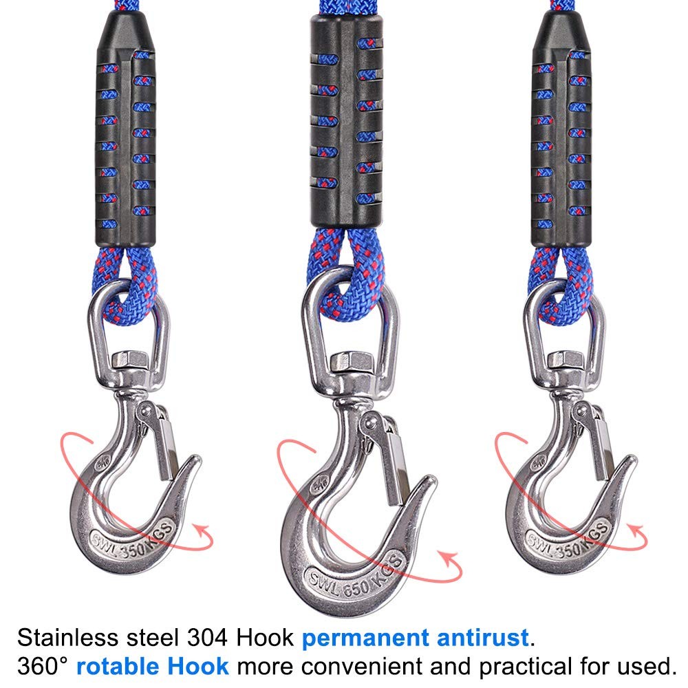 Boat Tow Harness 24 Ft 2800 Lbs Load Capacity – Perfect for Tubing, Water Skiing