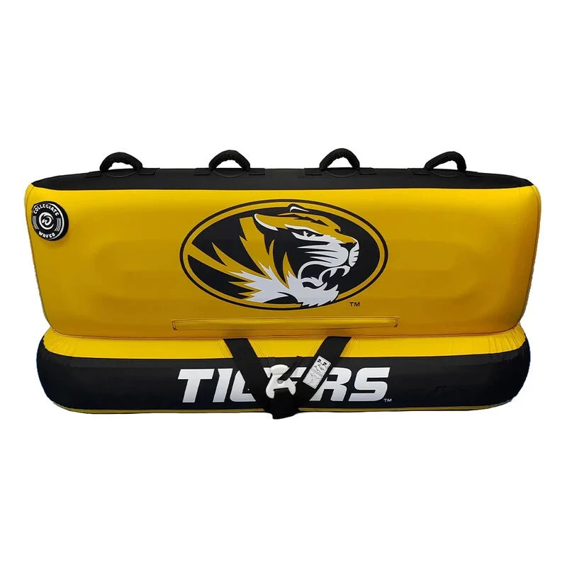Collegiate Waves “The Coach” 3-Person Towable Tube – Inflatable Couch Style Boat