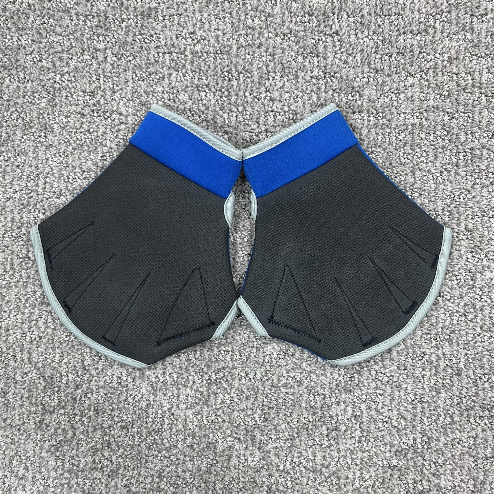 Speedo Aqua Fitness Gloves Blue Gray Water Exercise Swim Training Pair