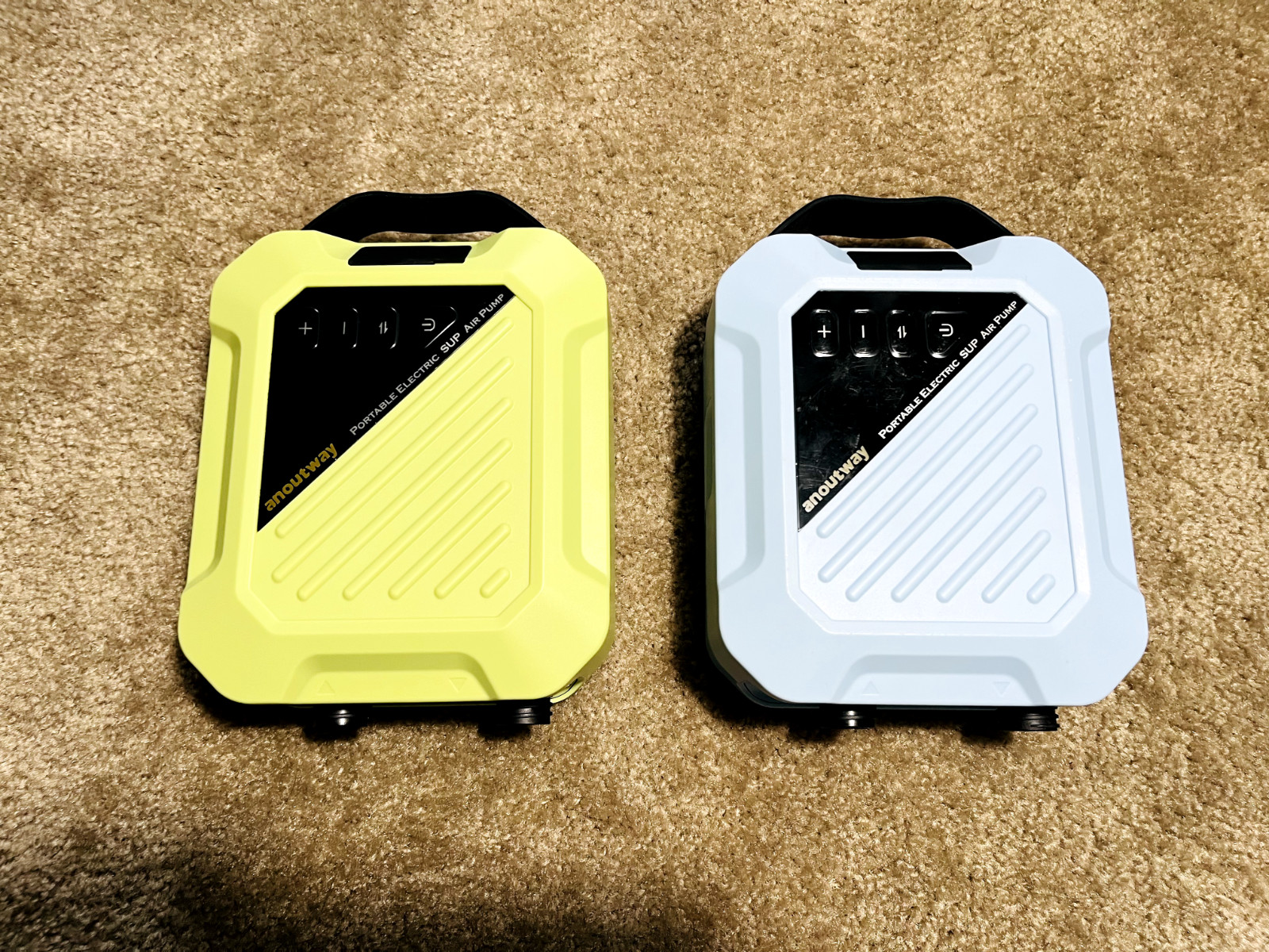 Anoutway 20PSI Electric SUP Air Pump | Inflator for Paddle Board, boat, kayak
