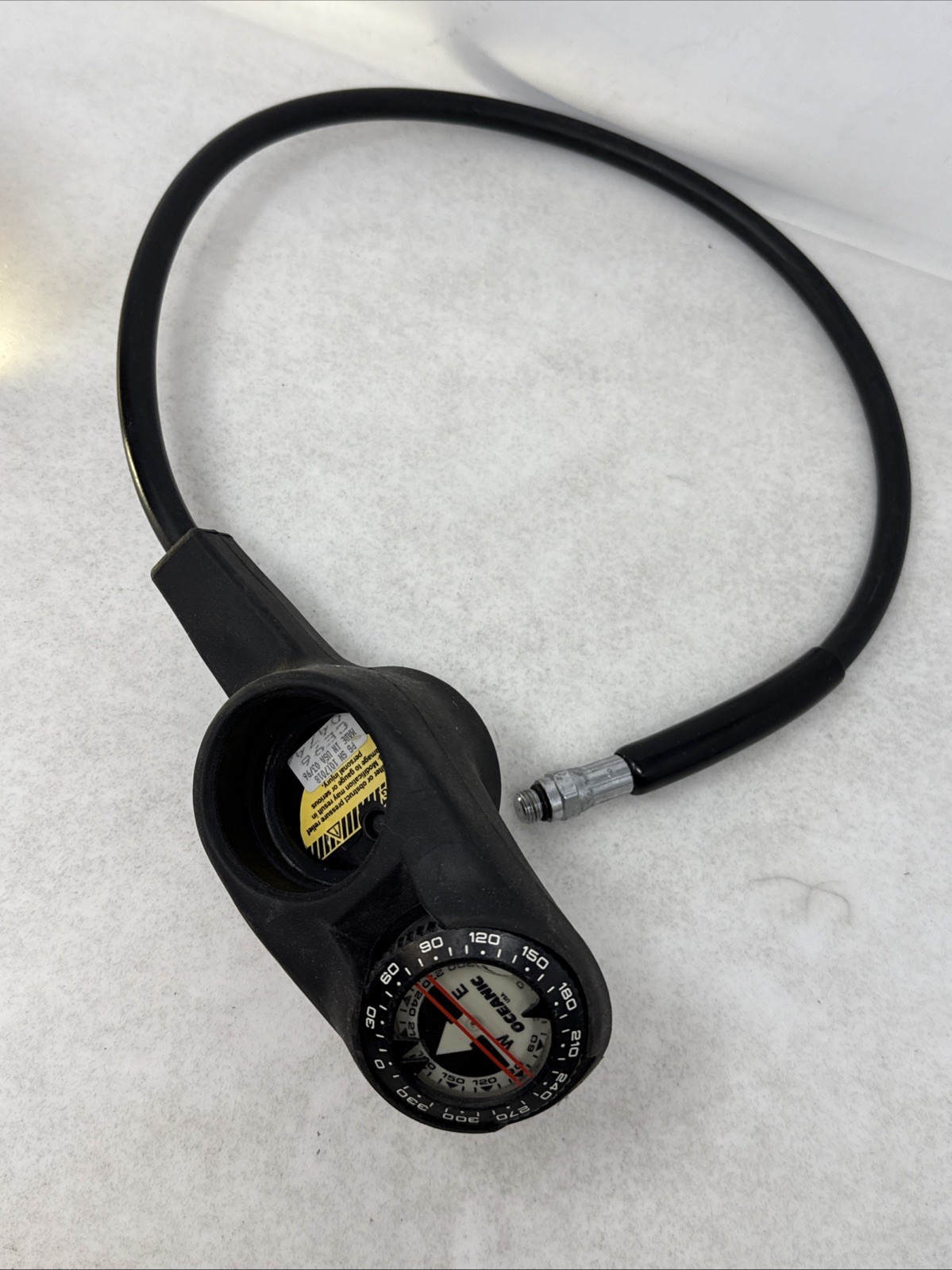 Oceanic 5000 PSI SPG Submersible Pressure Gauge + Thermometer 5,000 & Compass