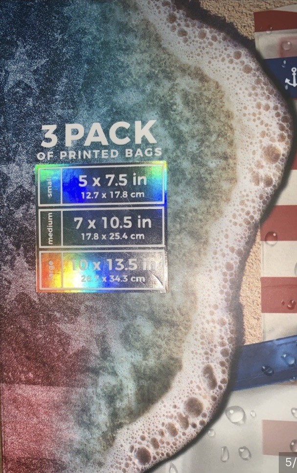 Dry Bags Water Resistant Set 3 Beach Lake Pool Swim Boat – South Beach Patriotic