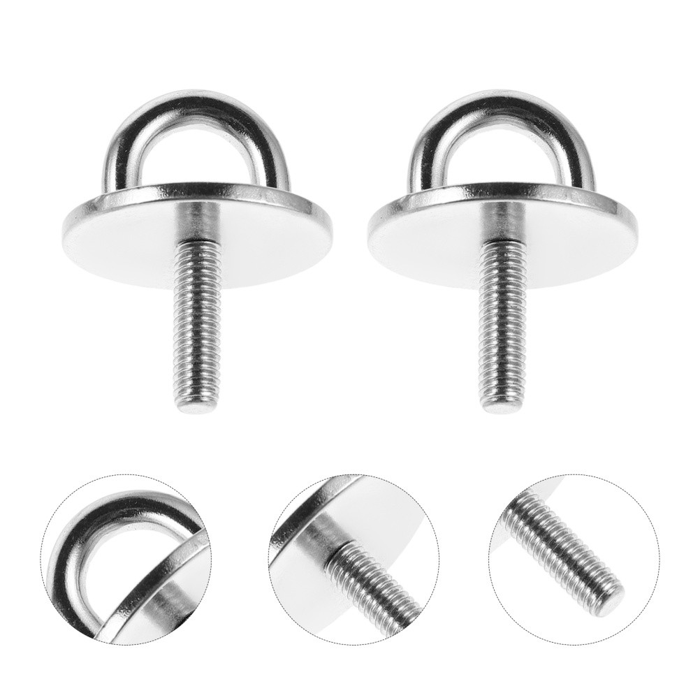 4 Pcs Lifting Eye Hook Ceiling Fan Hangers Plate Hooks Heavy Duty