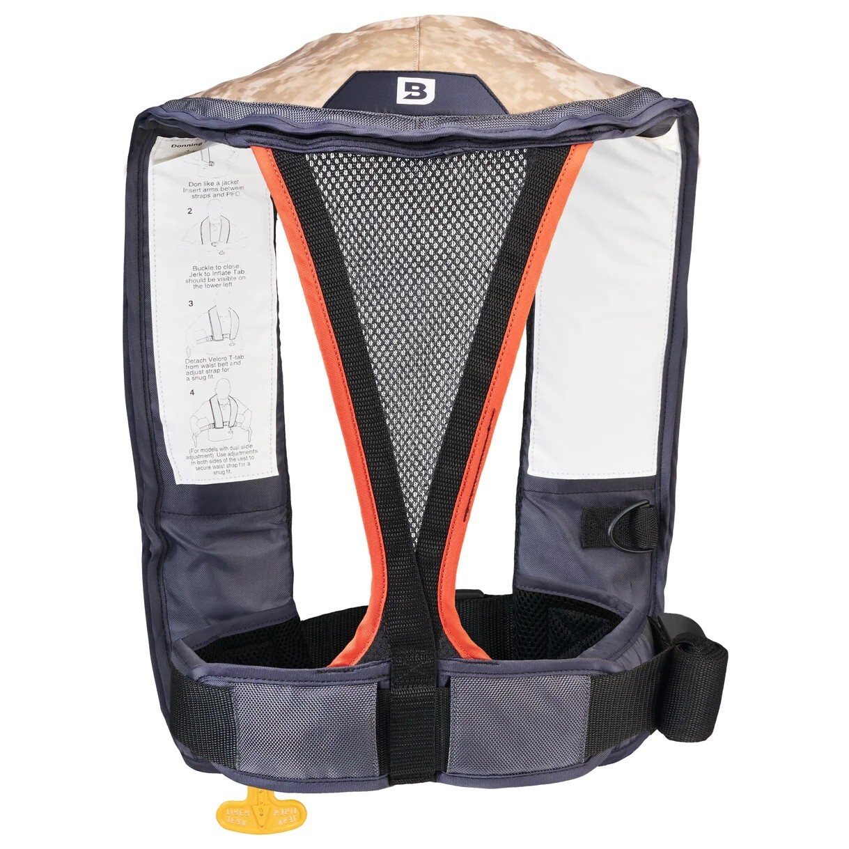 Bluestorm Atmos 40 Inflatable AUTO Life Jacket USCG Type 2 PFD, Legendary Camo