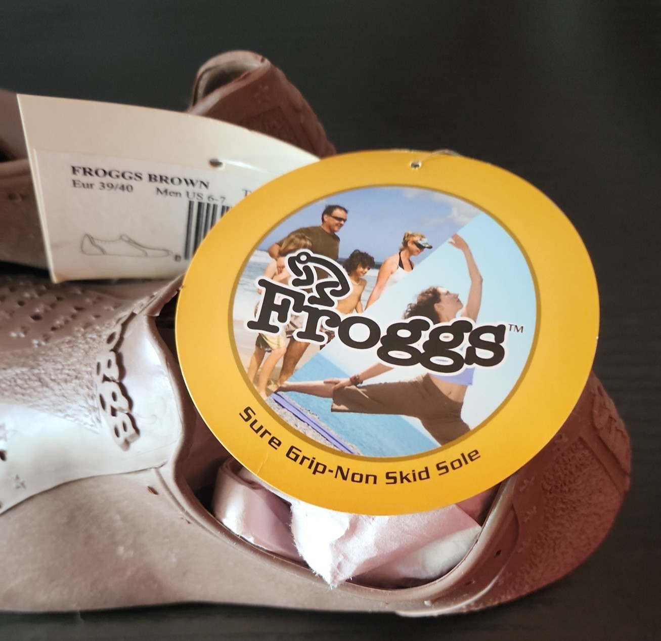 Froggs Shoes Brown Watersports Casual Yoga Pilates Pool size M 4.5/5.5 W 5/7