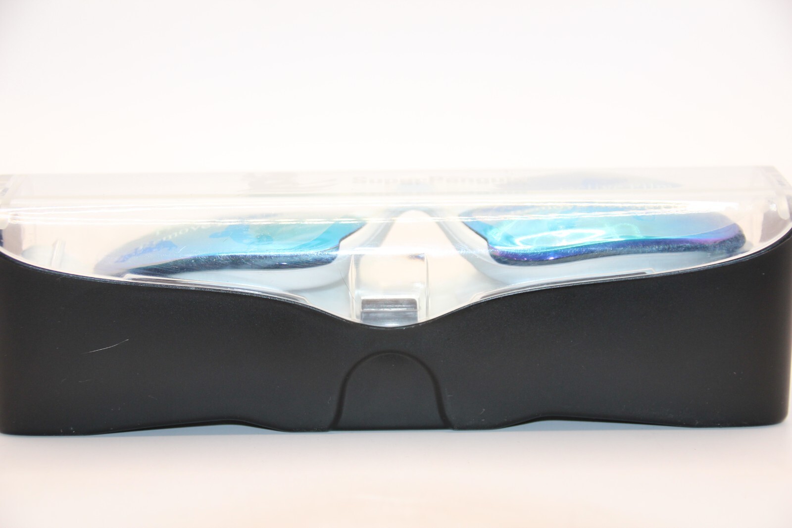 Super Penguin Swimming Goggles Polycarbonate Lens Silicone White Adjustable