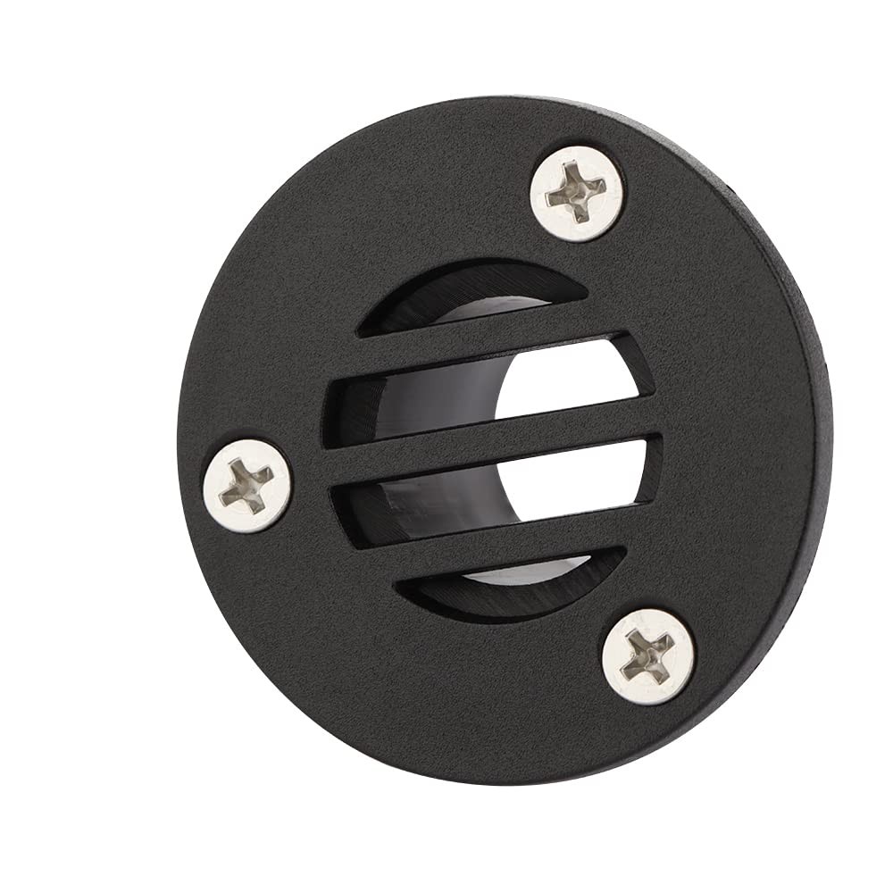 VTurboWay 2 Pcs Nylon 53 x 30mm Boat Floor Deck Drain Fit for Small, Black