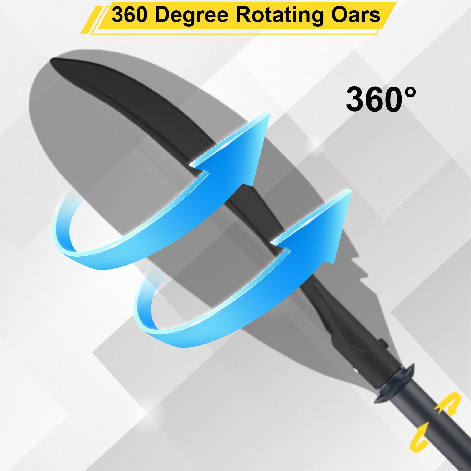 Kayak Paddle,70 to 95in Telescopic Carbon Fiber Kayak Paddle Frosted Pipe wit…