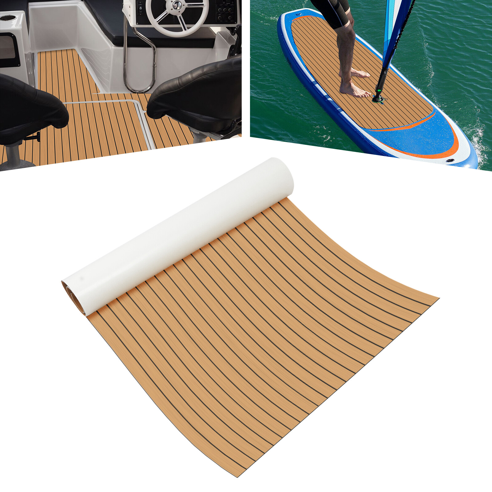 Waterproof Mat EVA Boat Flooring Mat for Yachts, Non-Slip Mat for Boat and Yacht