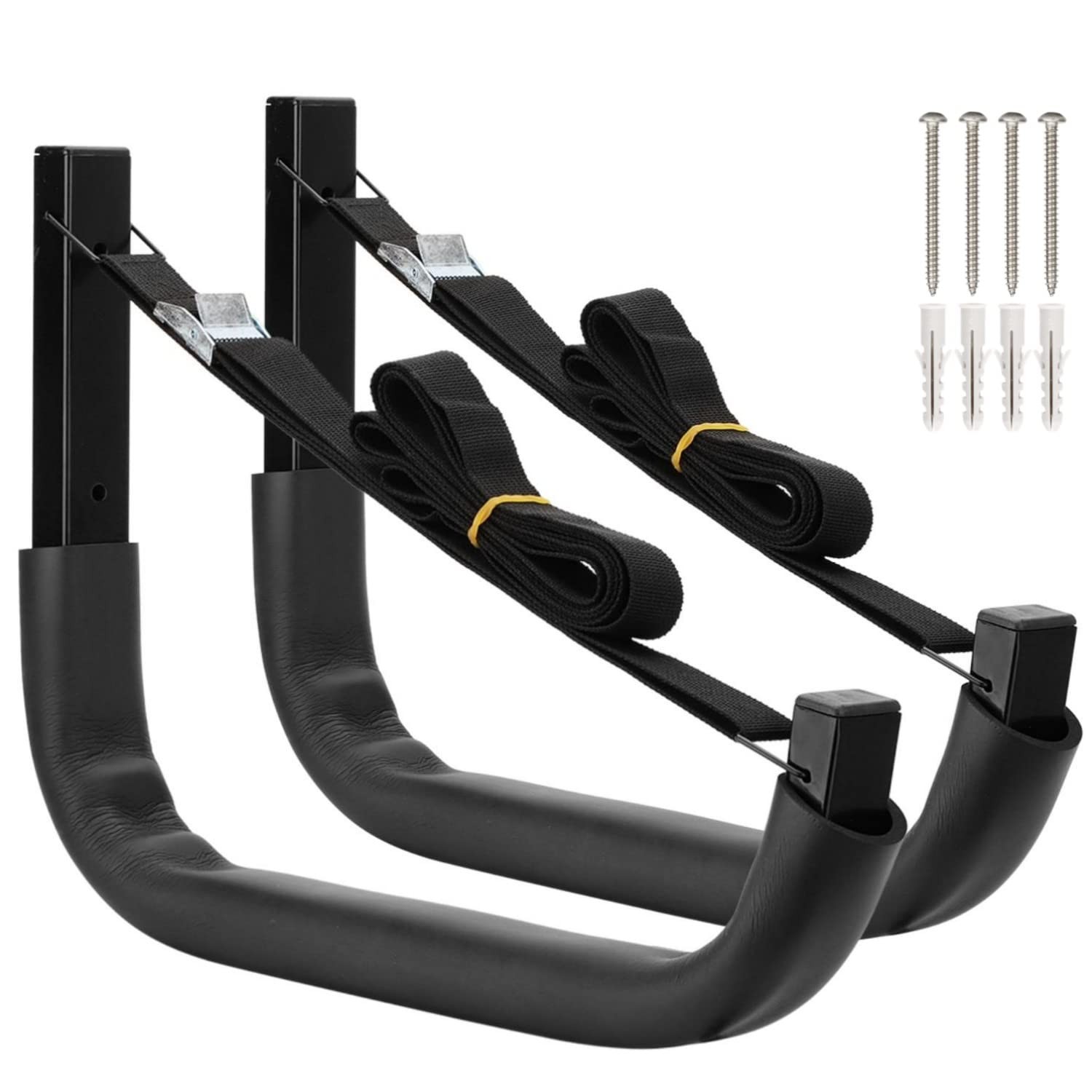 Kayak Storage Hooks, 15.5Inch Wall Mount Paddle Board Storage Rack, Heavy Dut…
