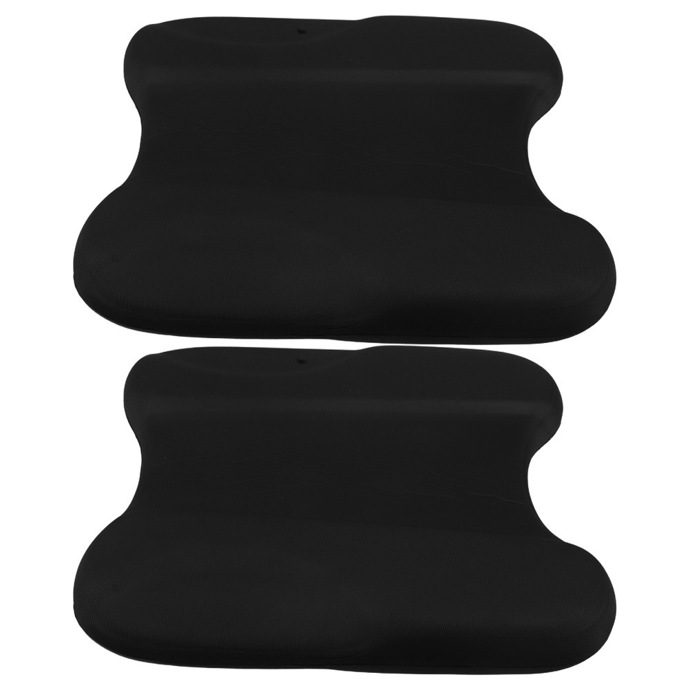 2Pcs Adult Kickboards for Swim Training Eva Durable Black Swimming Float Board