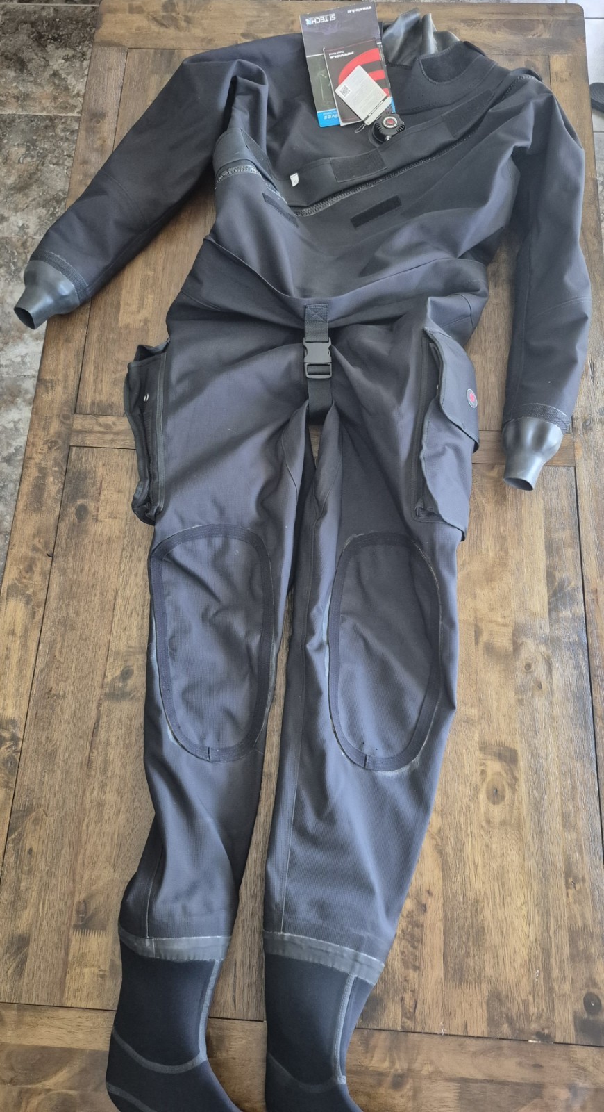 Si Tech LavaCore Evolution 2 Front Entry Drysuit – Male XL – DS10MBK16 -NEW