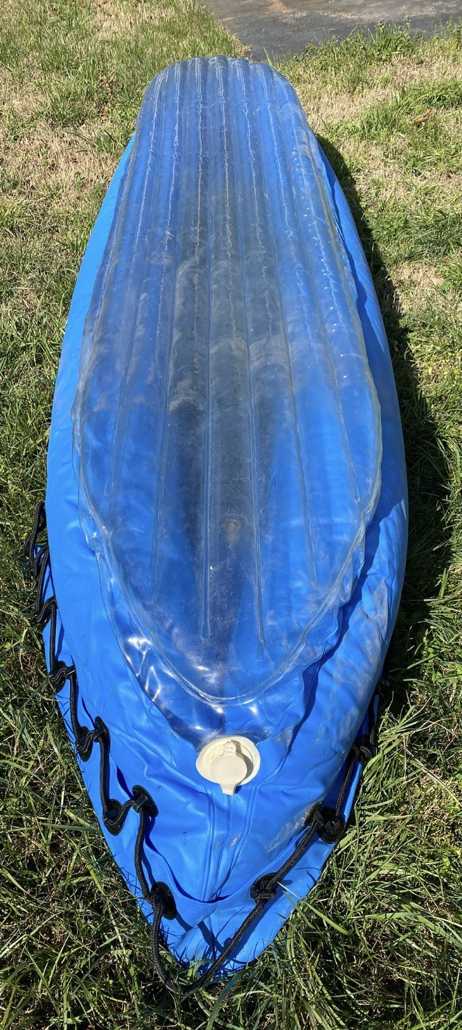 Clear Transparent 2 Person 11ft. Lake River Heavy Duty Kayak Canoe