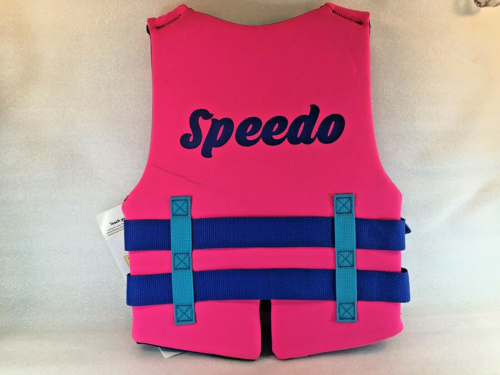 SPEEDO Youth Pink Neoprene Floatation Device 50-90 Pounds New w/Tags