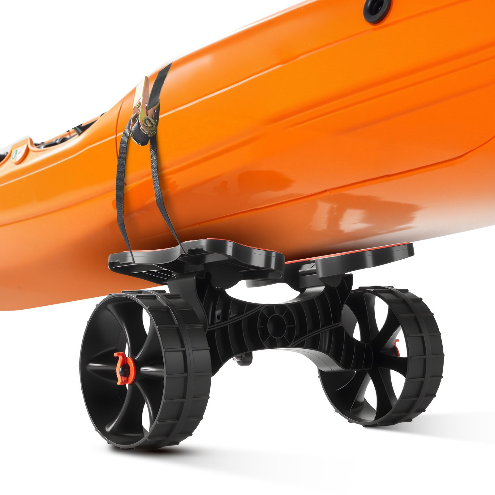 VEVOR Kayak Cart – 300 lbs Capacity Foldable Trolley with 10” Rubber Tires
