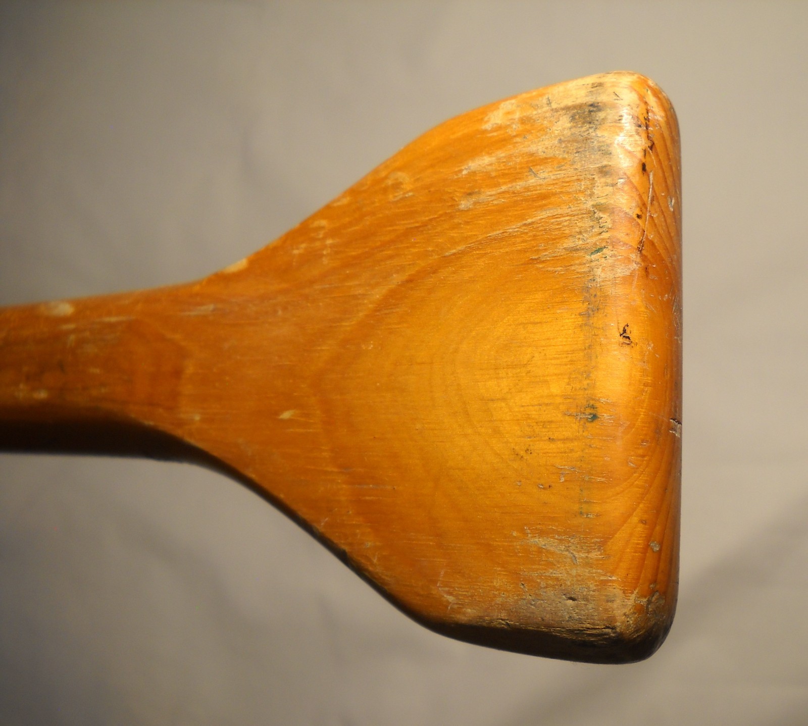 Vintage Canoe Paddle Wood 60” Feather Brand One Piece Of Wood
