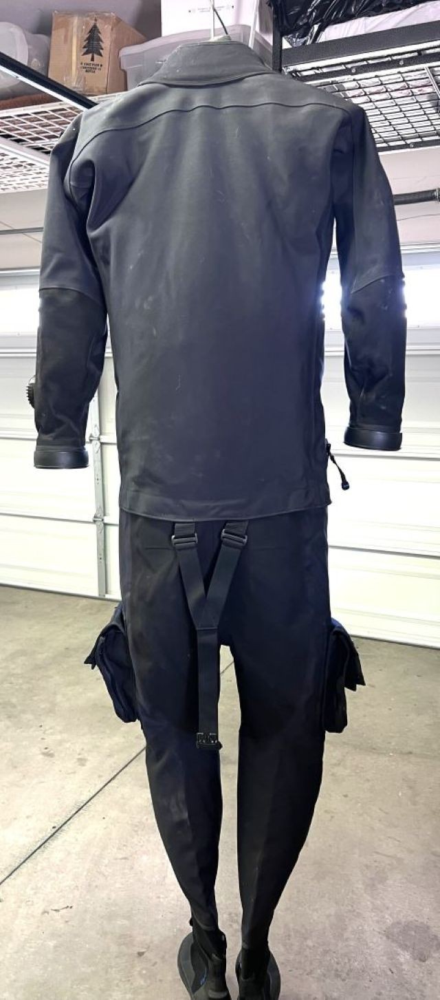 Dry Suit: Bare Expedition HD2 Tech. Black, Large, Excellent Condition, $1,000