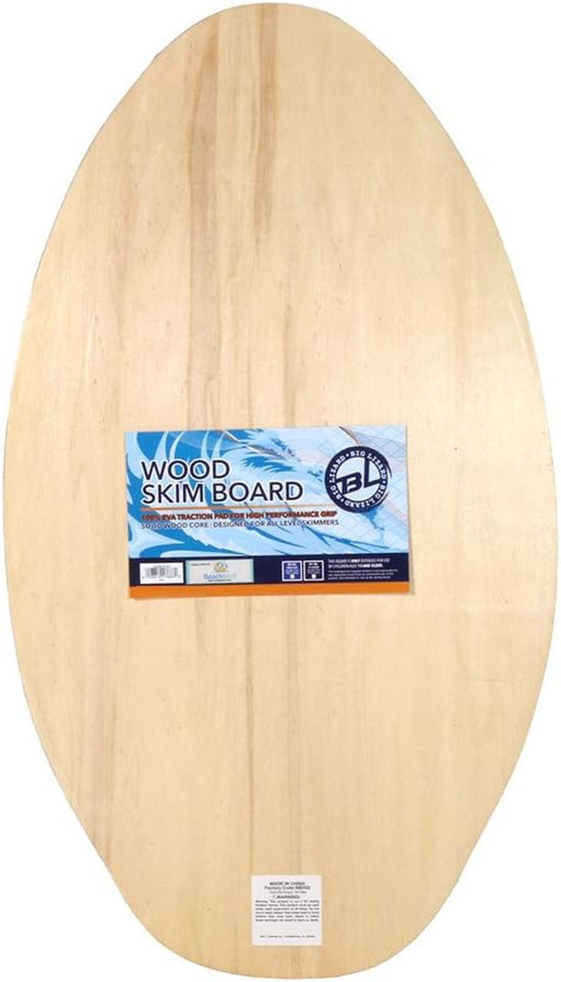 35 to 41 Inch Deluxe Wood Skimboards W/ EVA Traction Grip Pad for X-Grip | Woode