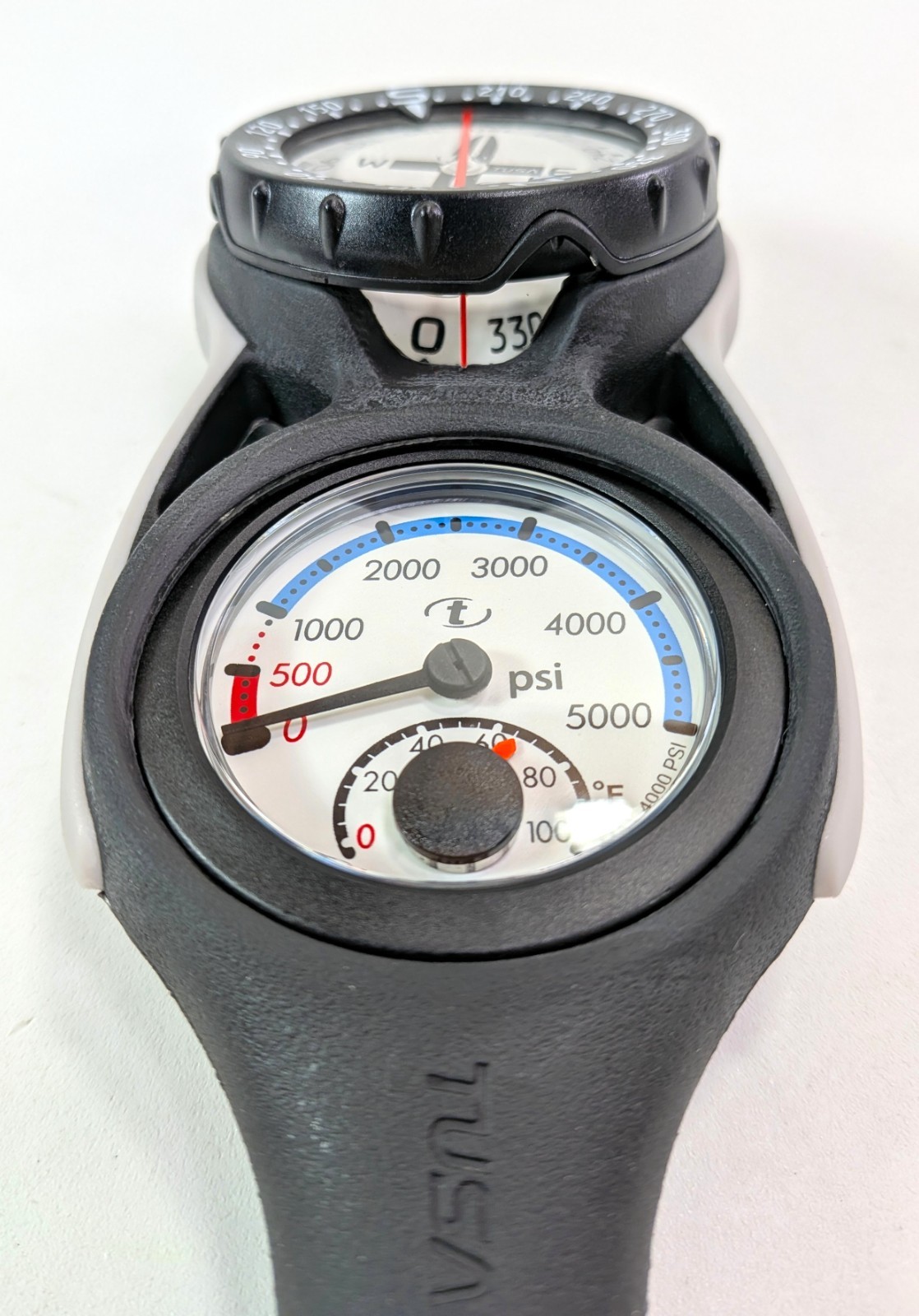TUSA Compass, Pressure Analog Scuba Diving 2 Gauge Console 36″ Hose SPG SCA-270U
