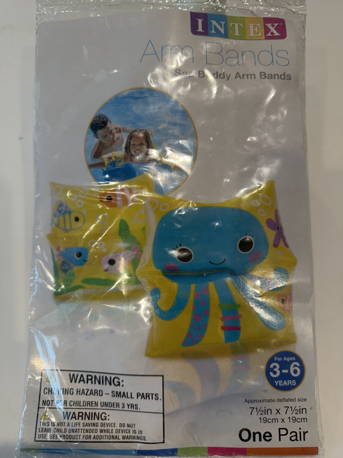 Intex Sea Buddy & Mermaid Arm Bands Swimming Pool Recommendation Age 3-6 Years