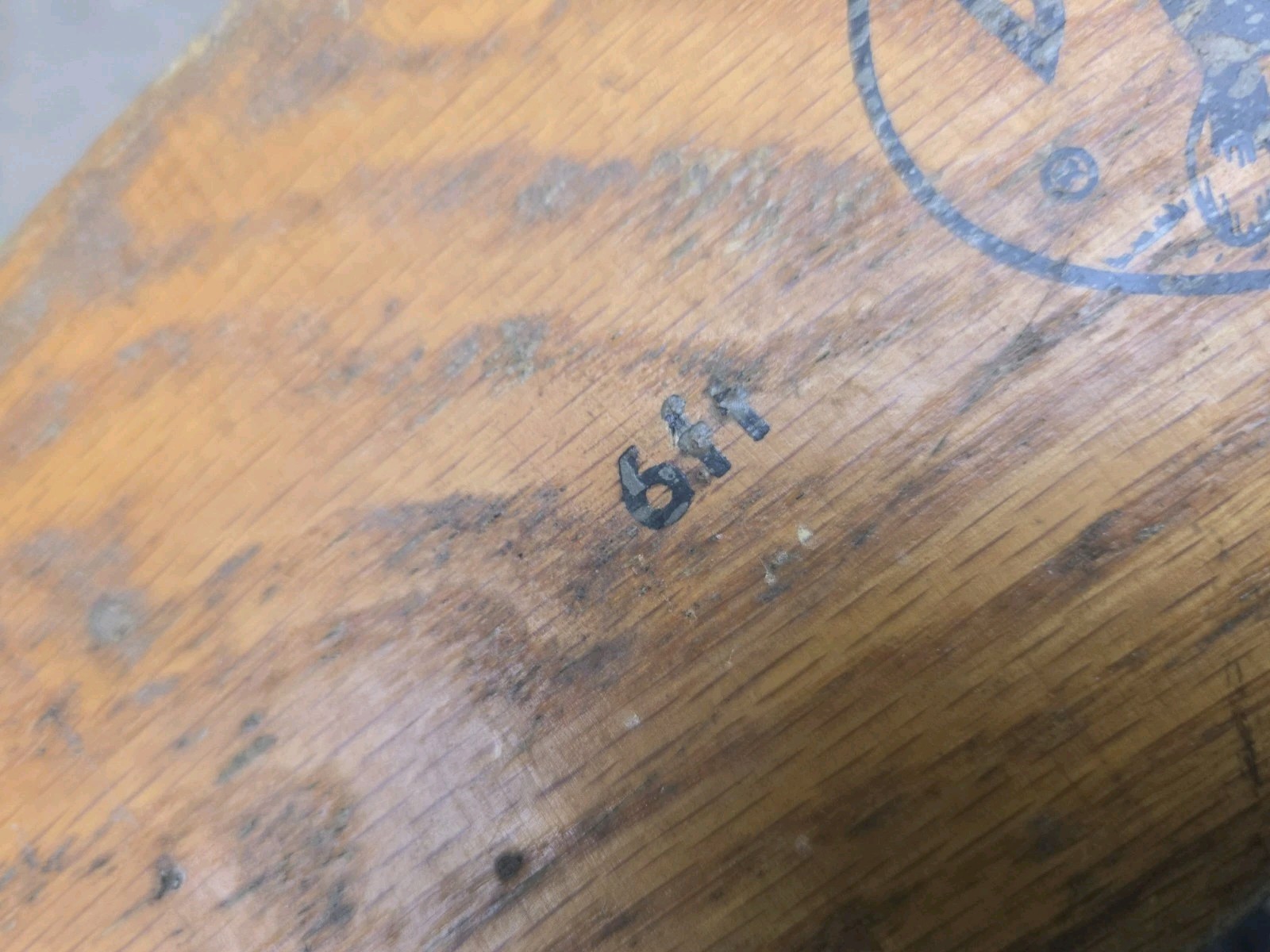 Vintage 6′ Boat Oar Beaver Brand Leatherwood Mfg.,clarksville TN