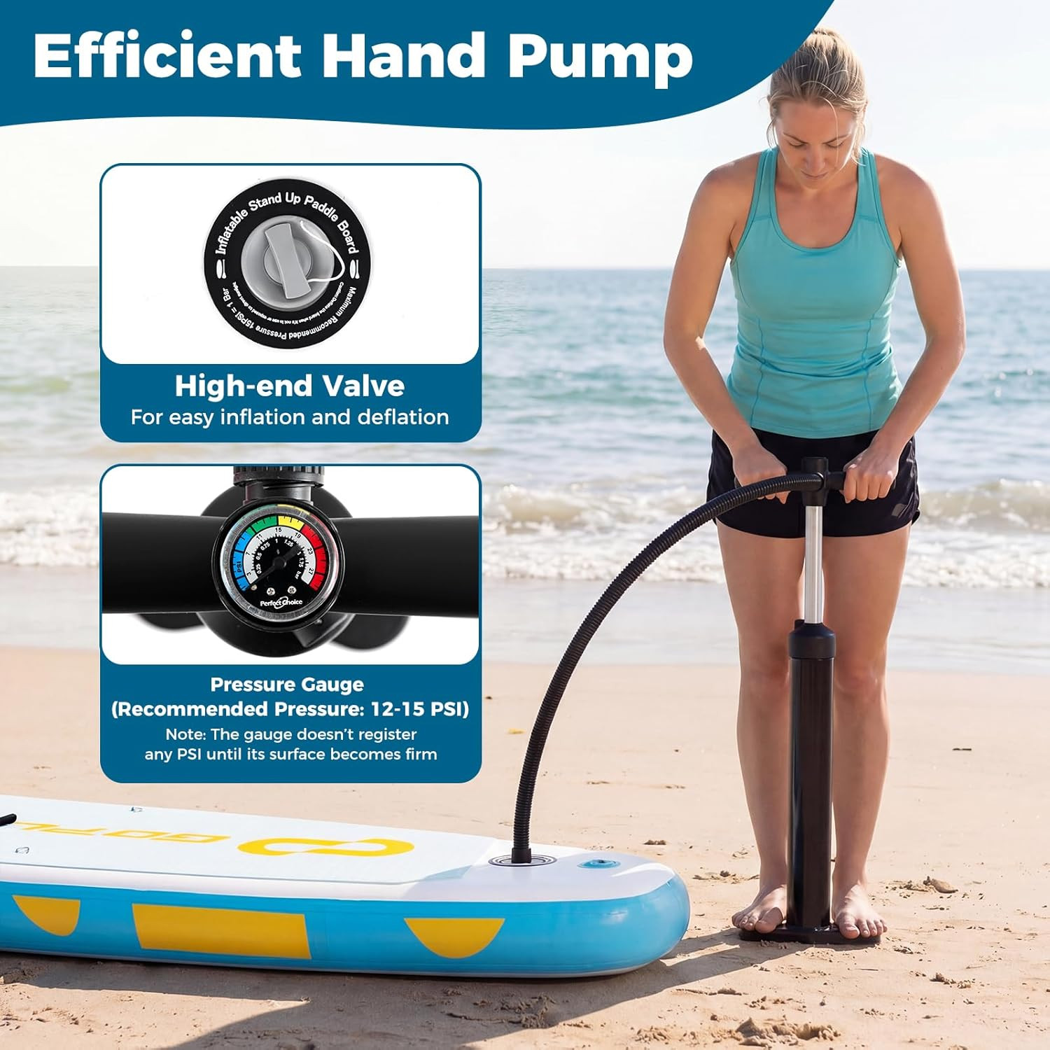 Inflatable Stand up Paddle Board, 10FT/10.5FT/11FT SUP with Accessory Pack, Adju