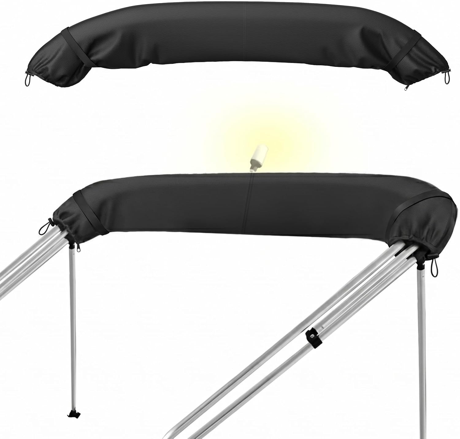 Oversize Bimini Top Storage Boot Cover, Waterproof Top Cover Boot, Suitable for