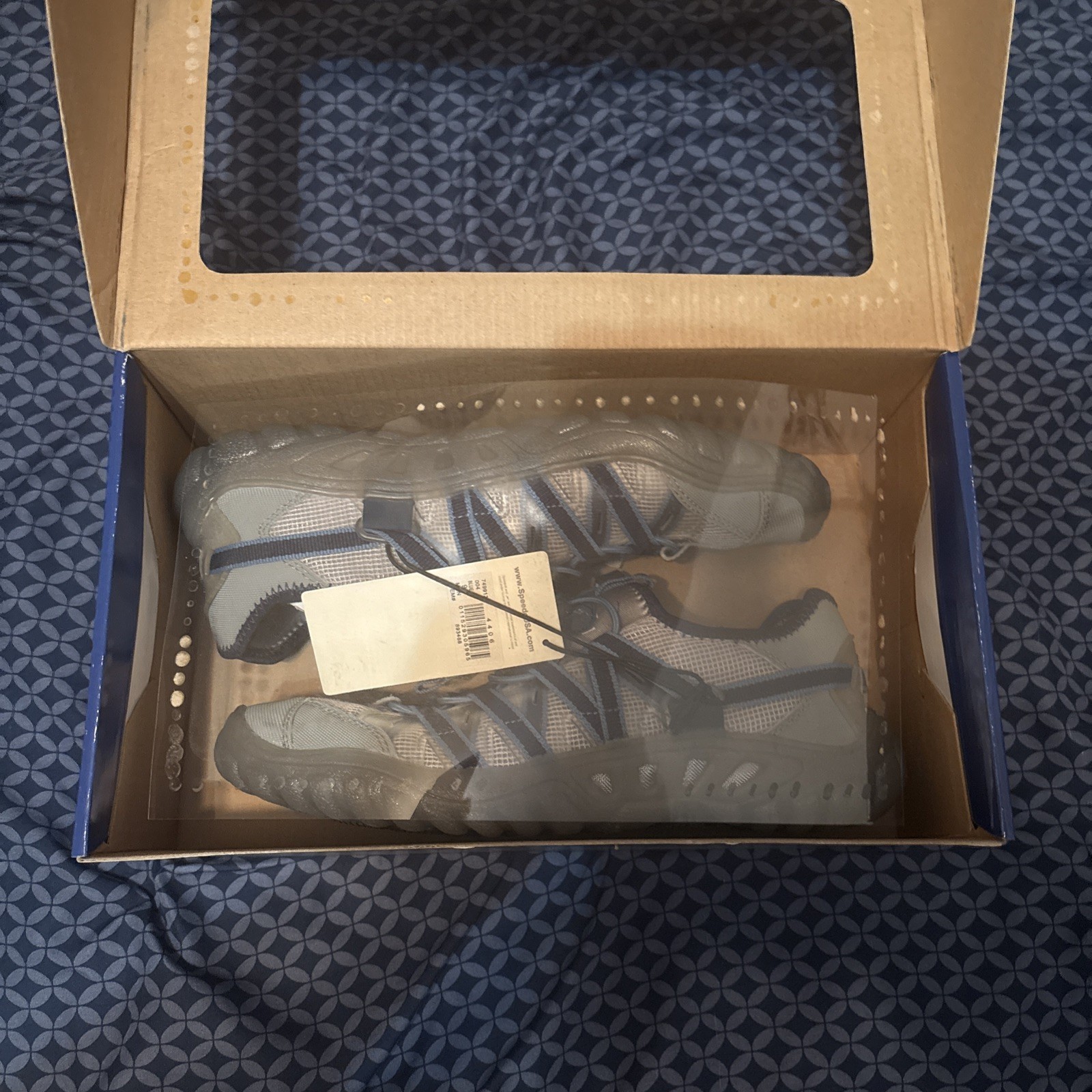 New Sz 9 Speedo Men’s AXP Water Shoes Blue & Gray