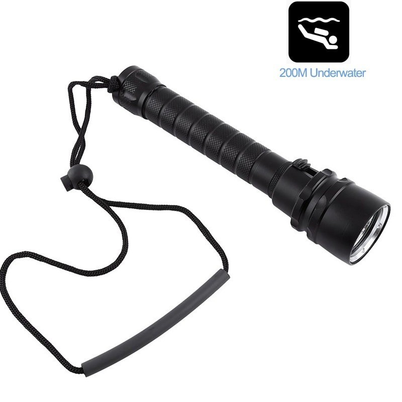 300000LM 5*leds LED Diving Flashlight Scuba Dive Torch Professional Diver Light
