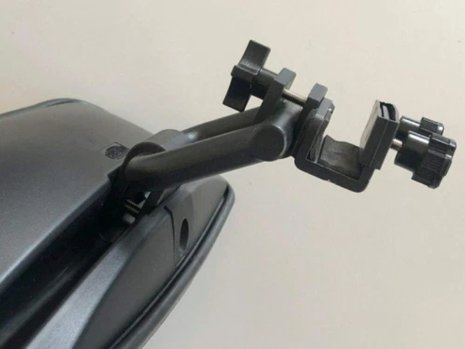 Heavy Duty 7″X14″ Rearview Mirror W/Adj Square Bracket for Boat Skiing Wakeboard