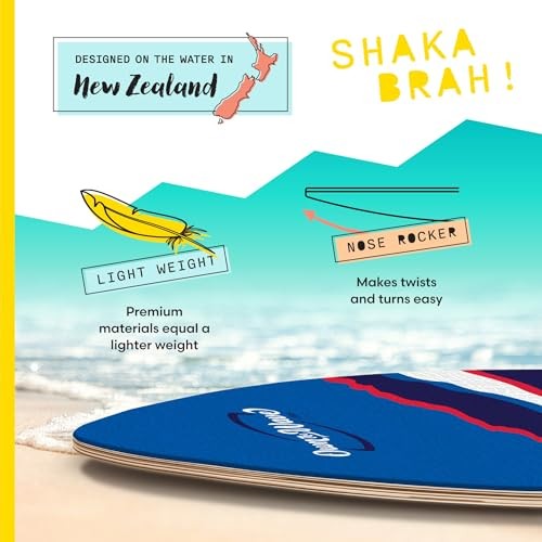 BPS ‘Claw Strike’ 35″ / 40″ Skimboard for Beginners with Colored 40 Inch Blue