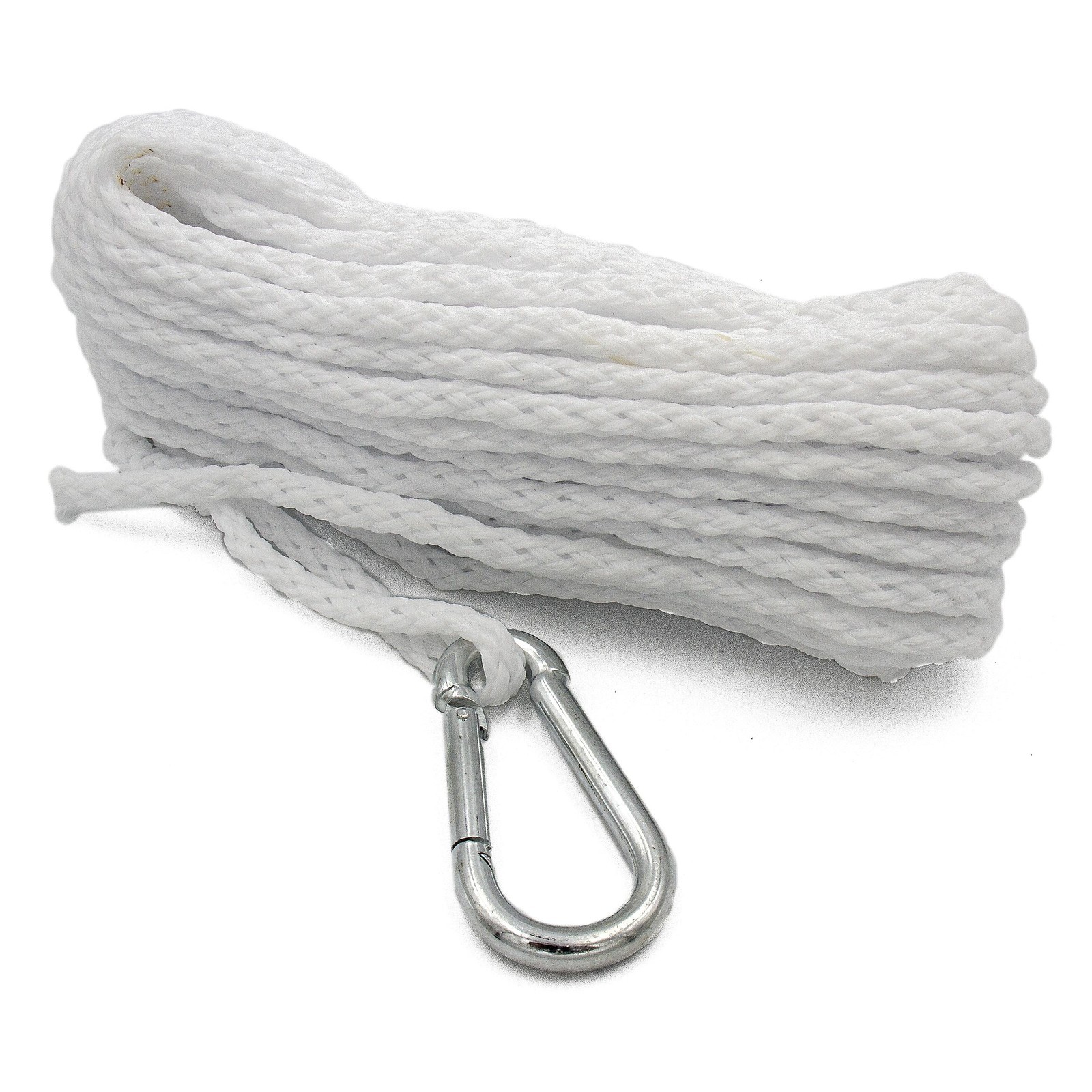 1/4″x50′ Polypropylene Anchor Line White color 50 Foot Length.