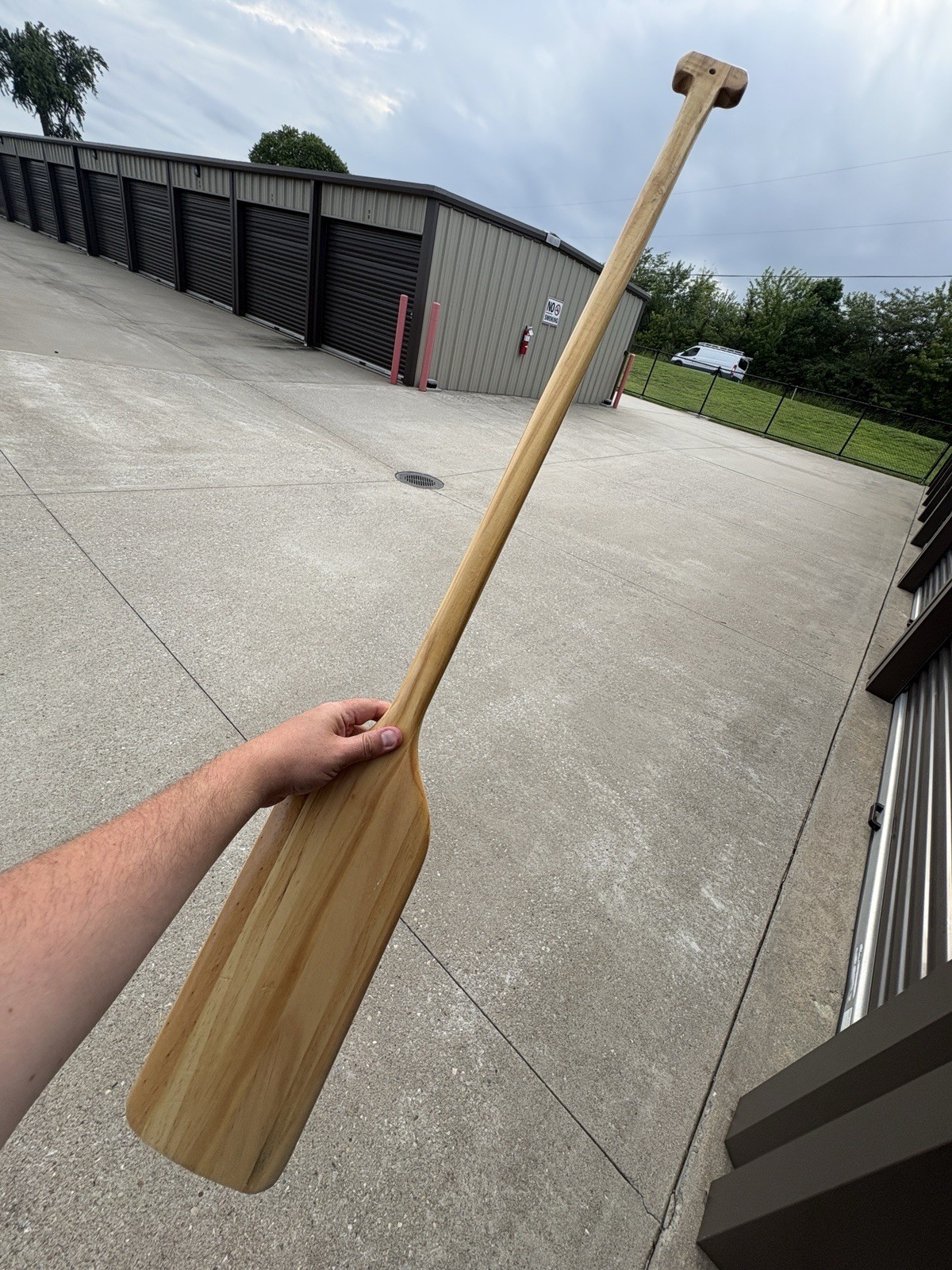 48” Propel Paddle Gear Shoreline Marine Wooden Canoe Kayak Paddle T Handle