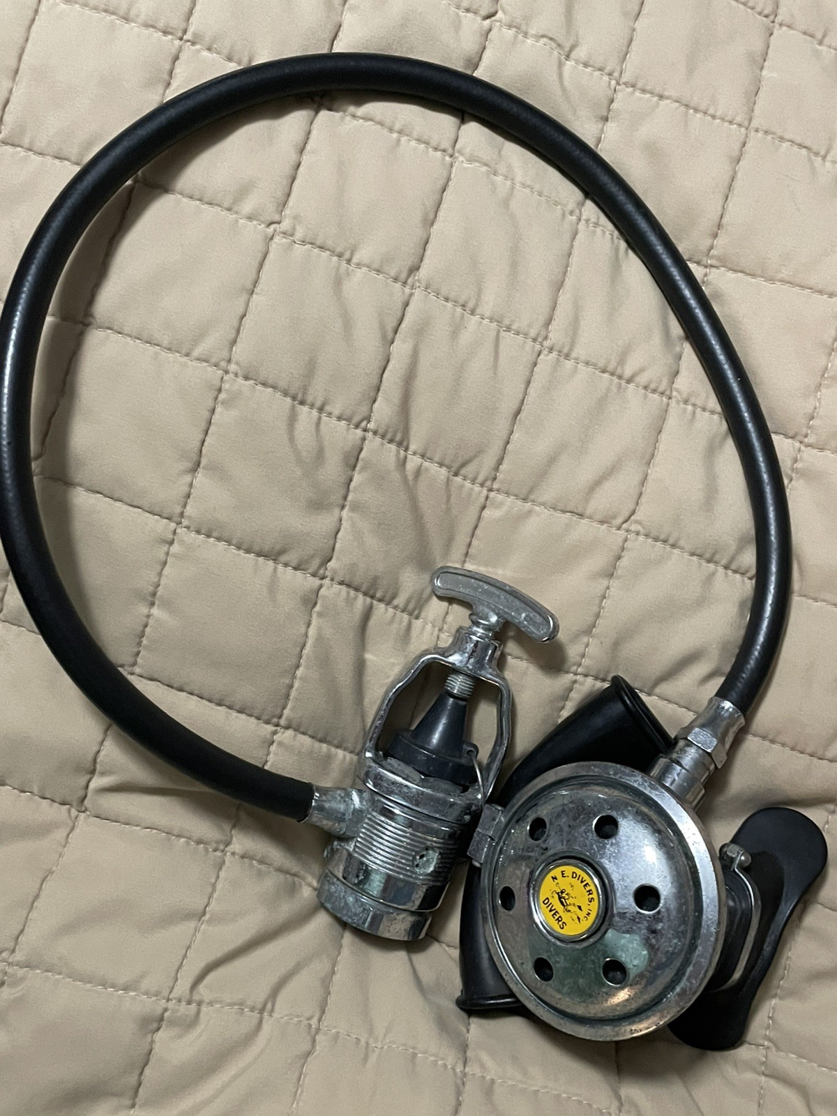 Vintage 1960’s N.E. Divers Scuba Diving Regulator Scuba Star Chrome (RARE)