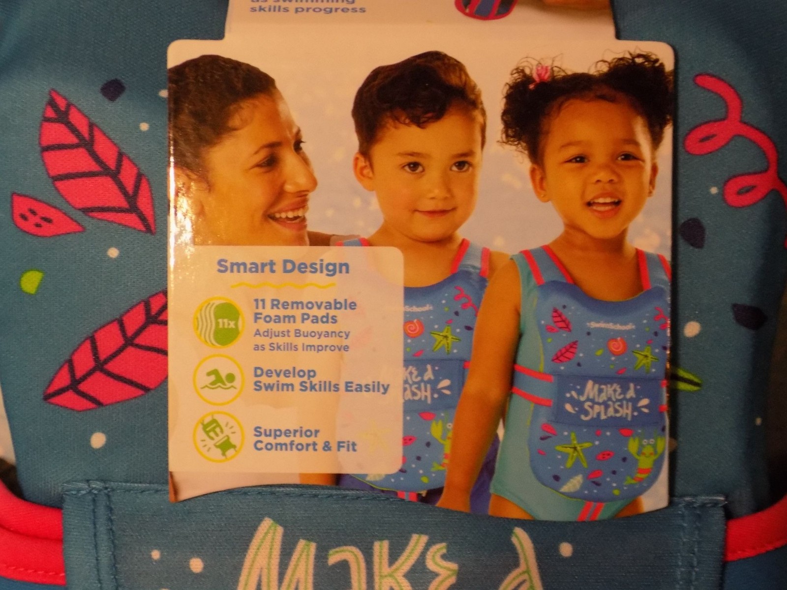 Swim School Progressive Swim Trainer Level 3 Ocean Theme Ages 3-5 Max 38 lbs
