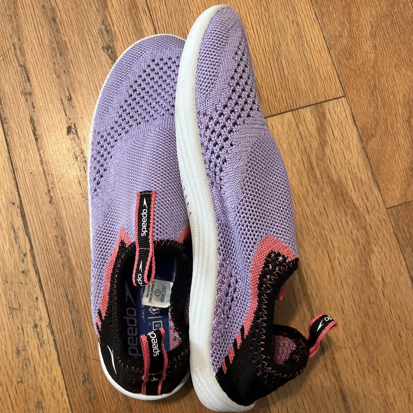 Speedo Womens Water Shoes Large 9-10 Skimmer Beach Purple