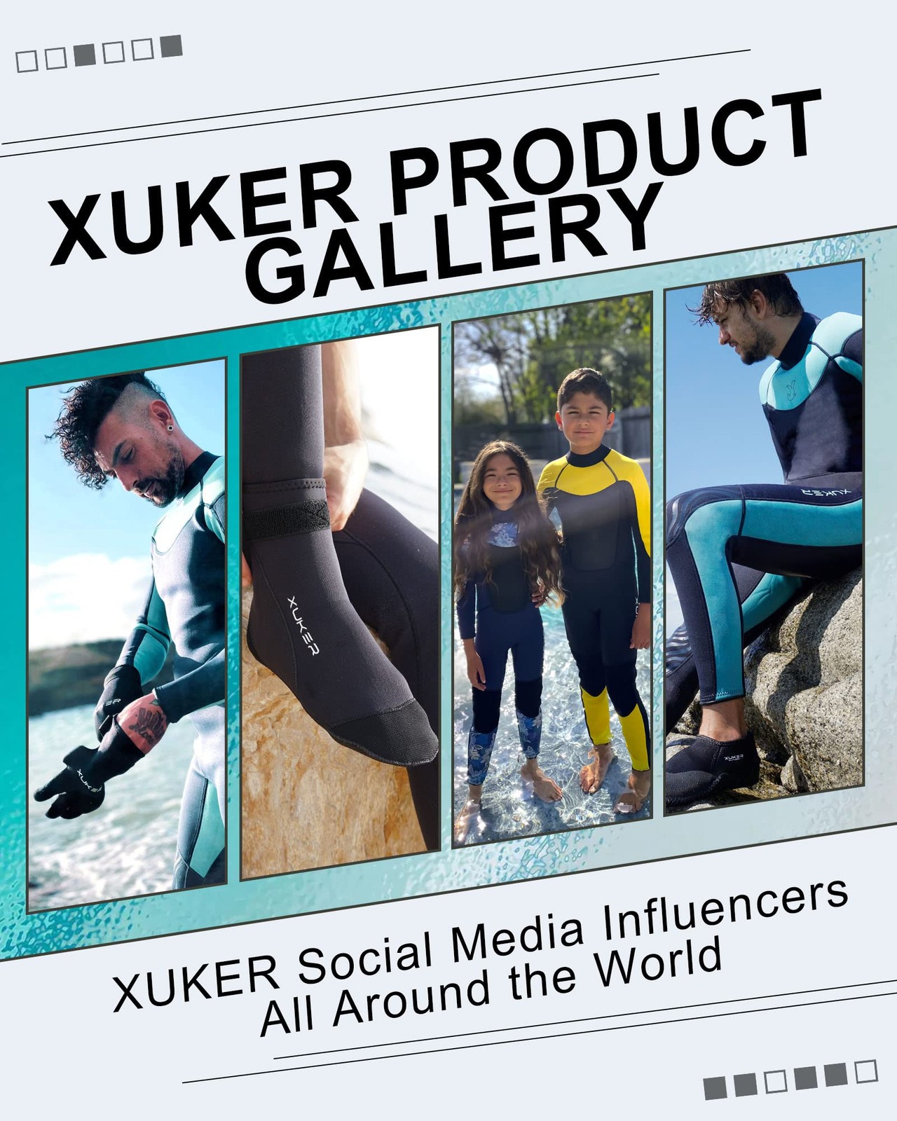 XUKER Neoprene Socks, 3mm Beach Volleyball Sand Soccer Water Medium, Black