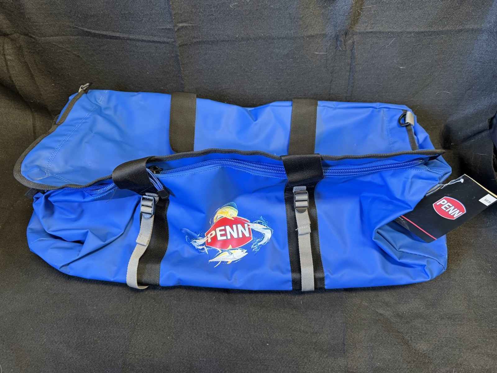 Penn XL Boat Fishing Tackle Bag Blue PND001DI-BLU 28.1”, Brand New w/ Tags