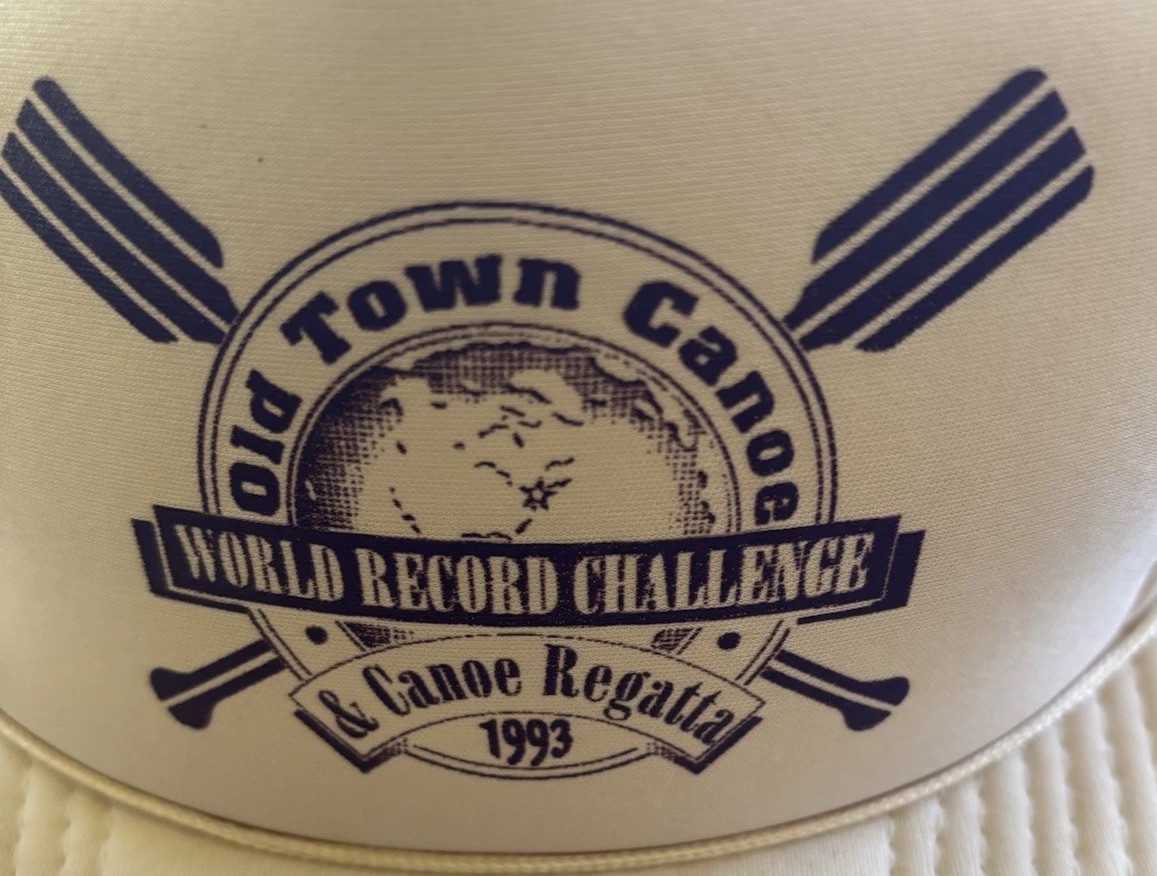 1993 Old Town Canoe SnapBack World Record Challenge Baseball Hat One Size