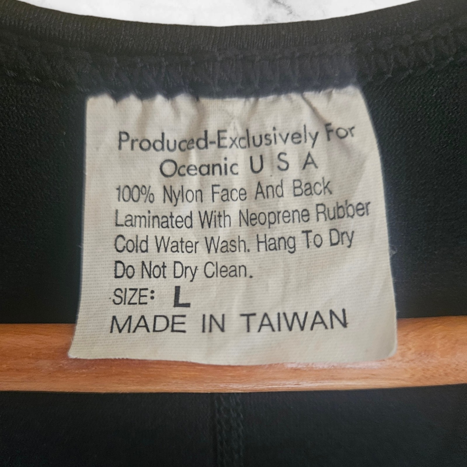 Oceanic Vantage 3mm 2 Piece Wetsuit Set Mens L Full Suit Shorty VTG