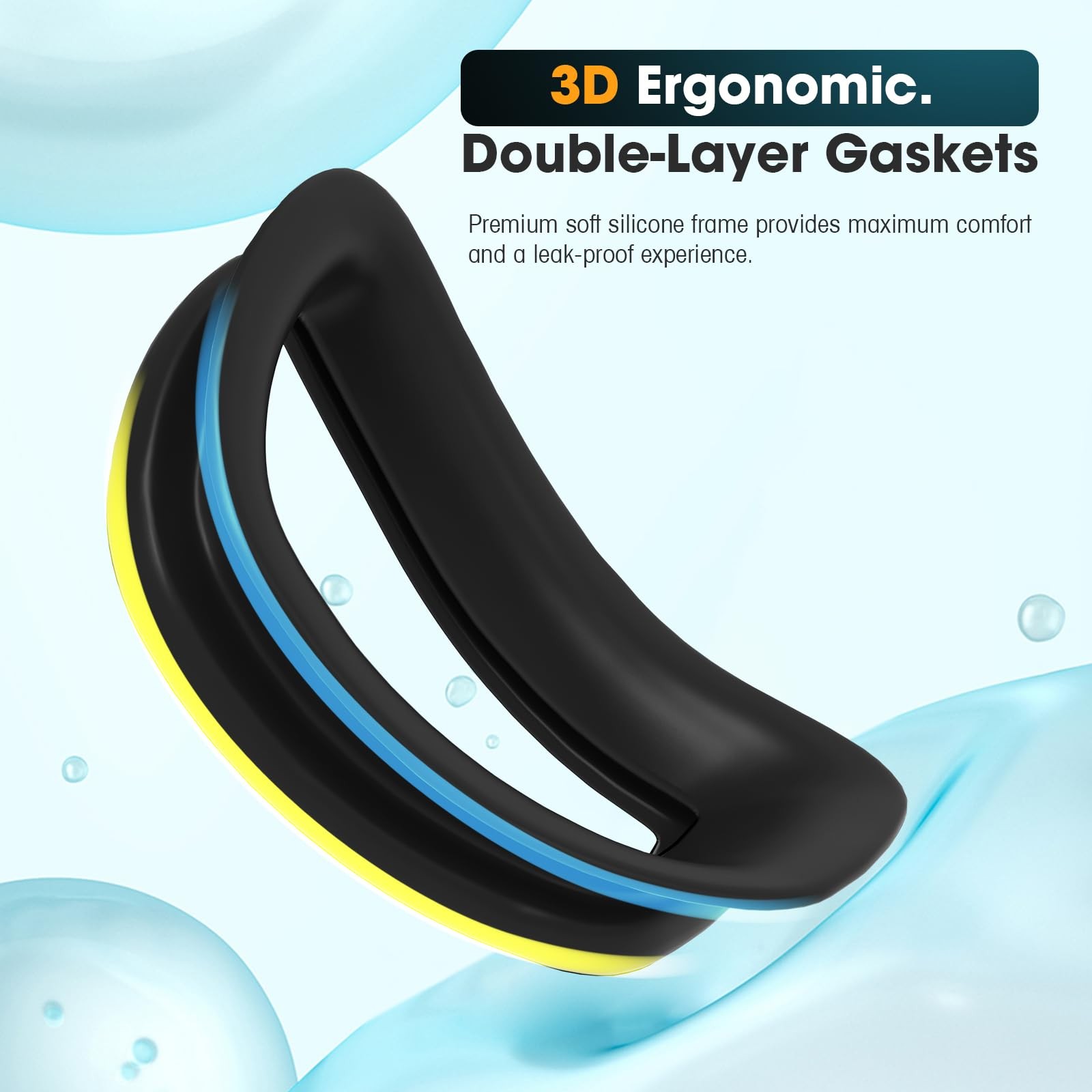 Swim Goggles, 2-Pack Swimming Goggles, Anti Fog, No Leaking For Adult Women Men