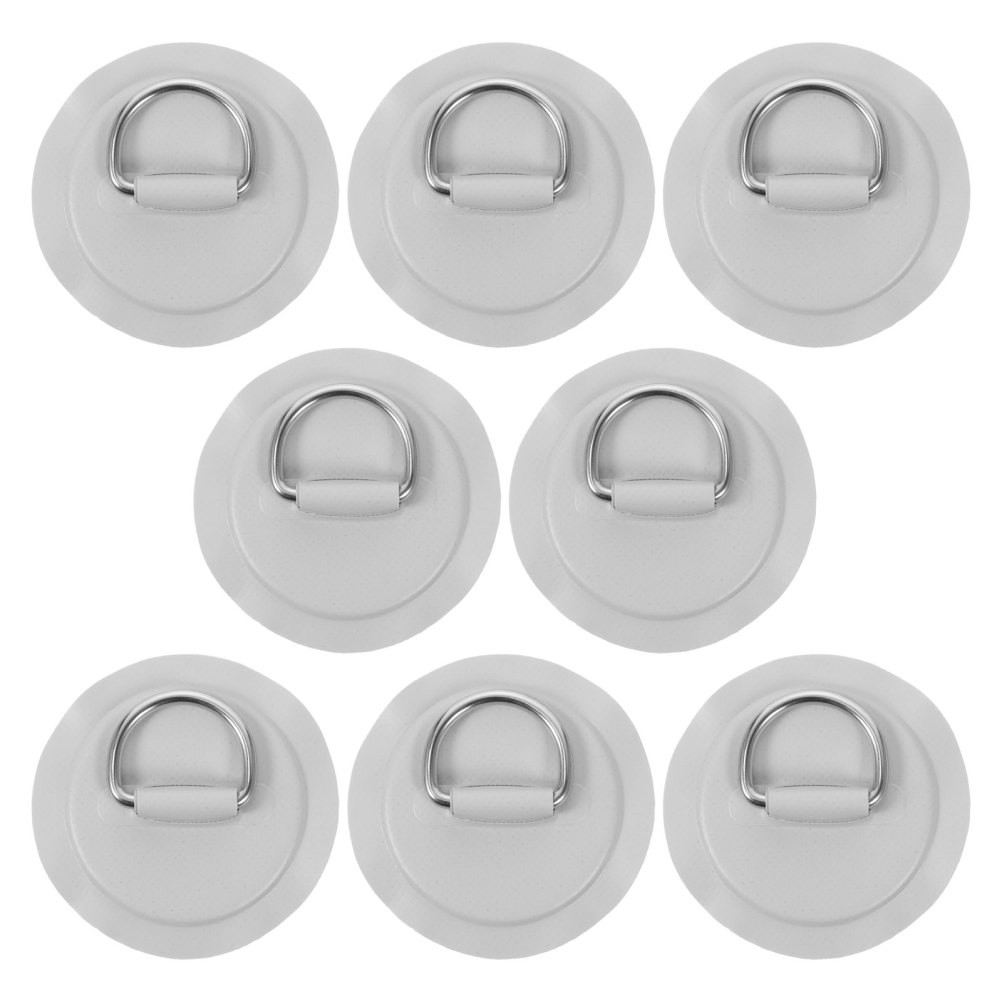 8 Pcs Kayak Accessories D Ring for Inflatable Boat Shaped Buckle