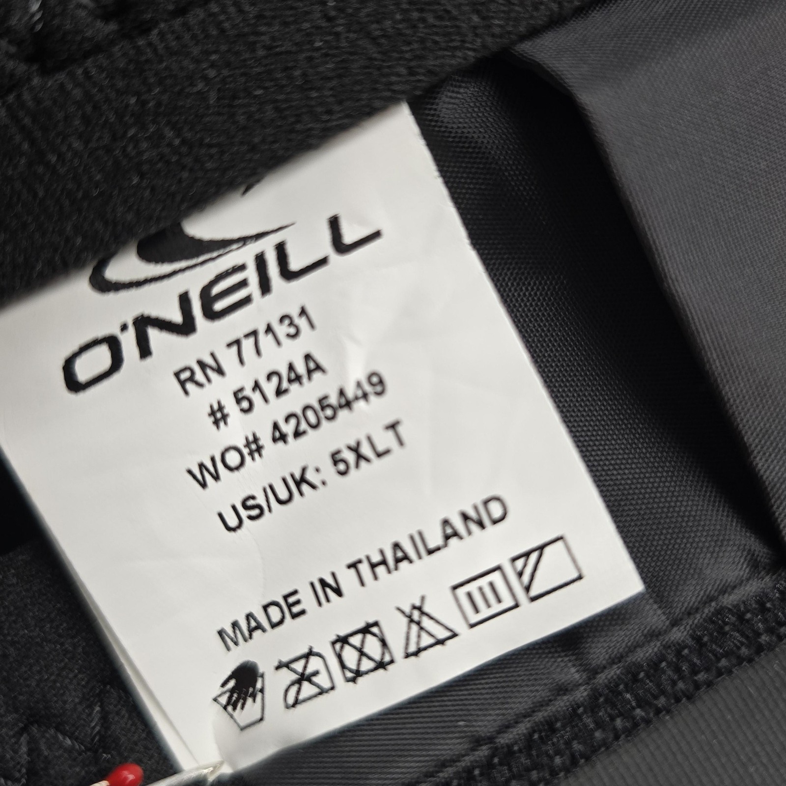 O’Neill Reactor II 2mm Spring Wetsuit Mens XXX-Large Black Navy S/S 5124A