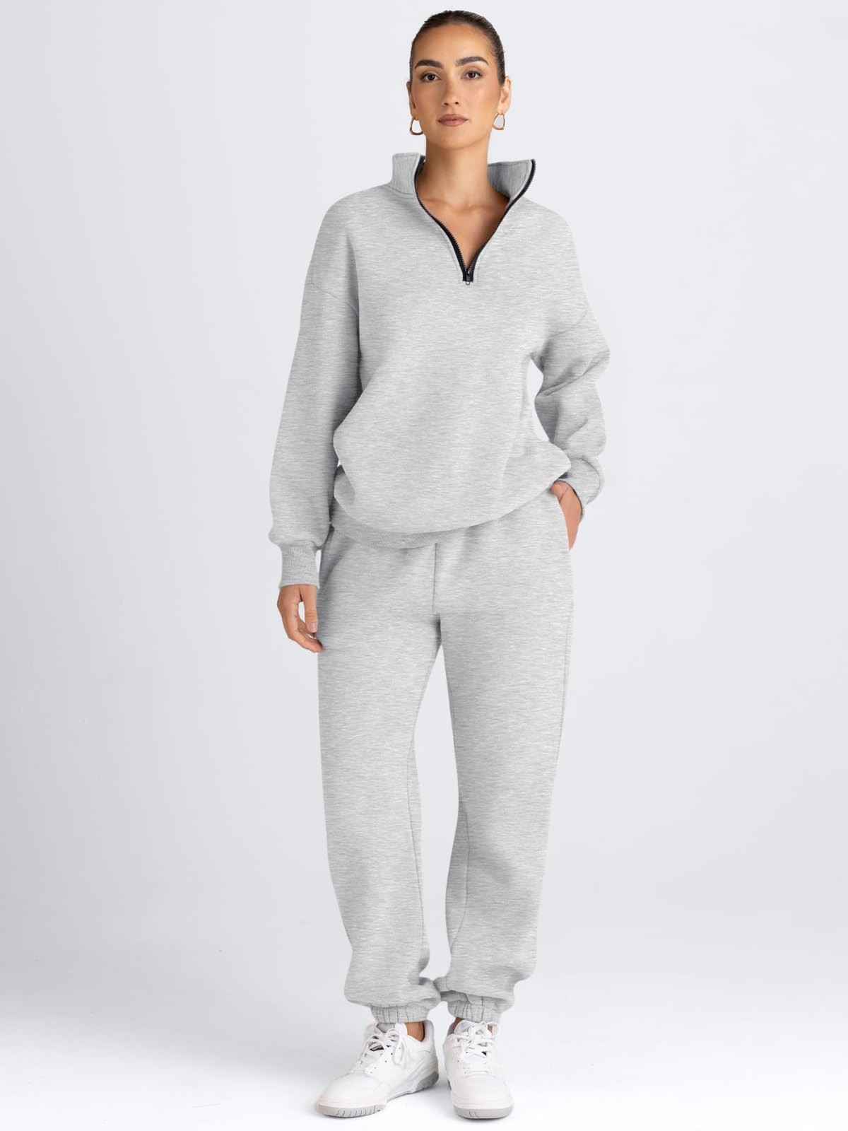 AUTOMET Women’s Sweatsuits 2 Piece Outfits Casual Airport and Travel Lounge S…