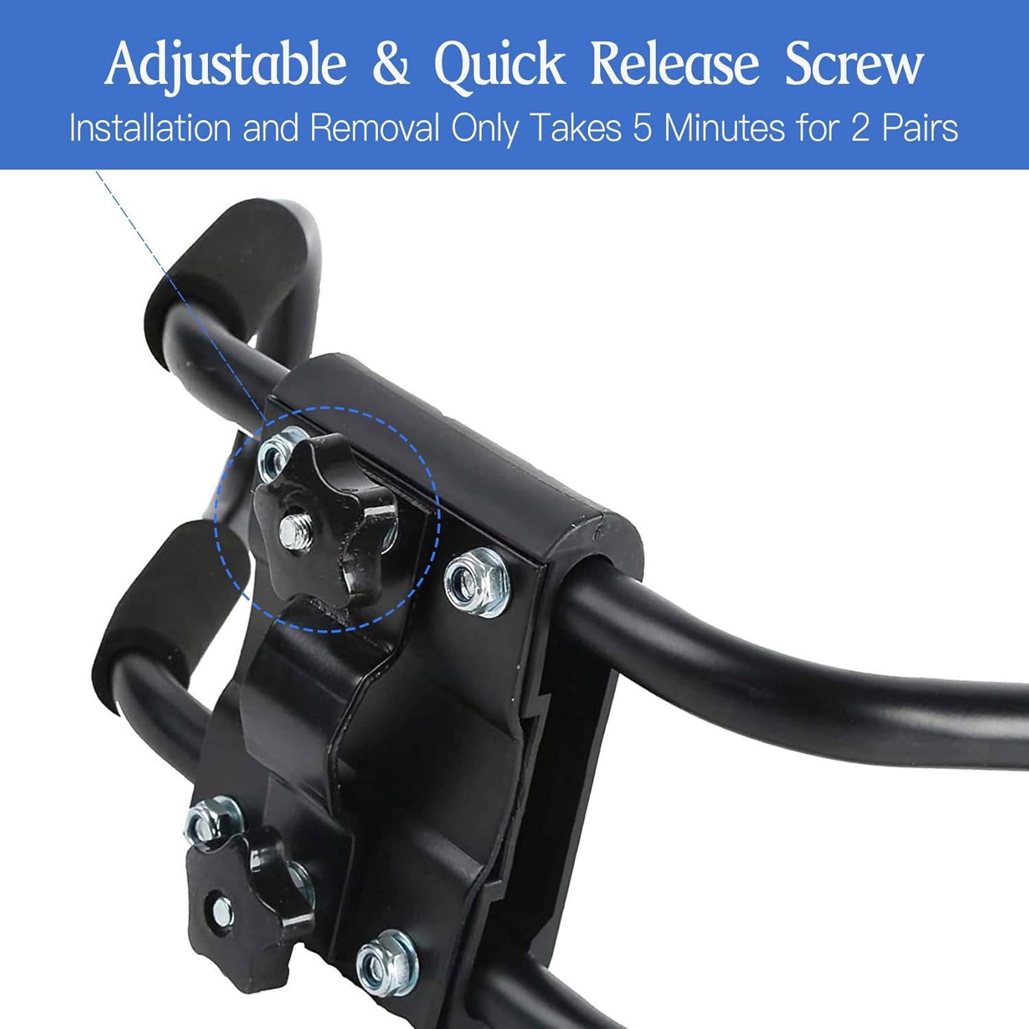 2 Pairs Kayak Roof Racks Universal Crossbar Mount Load 150lbs Car