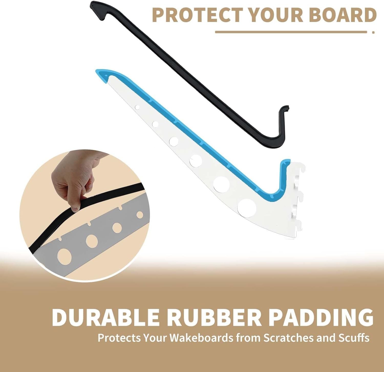 5 Board Surfboard Rack, Adjustable Surf Rack for Surfboard, Wakeboard, Snowbo…