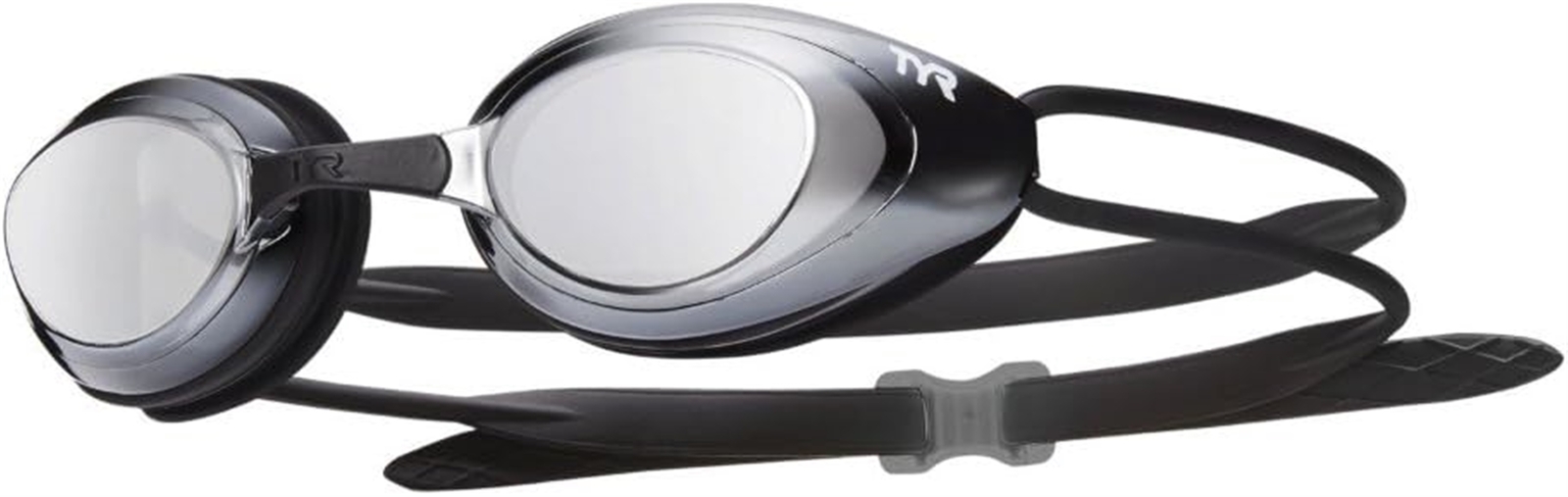 TYR Blackhawk Non-Mirrored Adult Swim Goggles, Silver/Silver