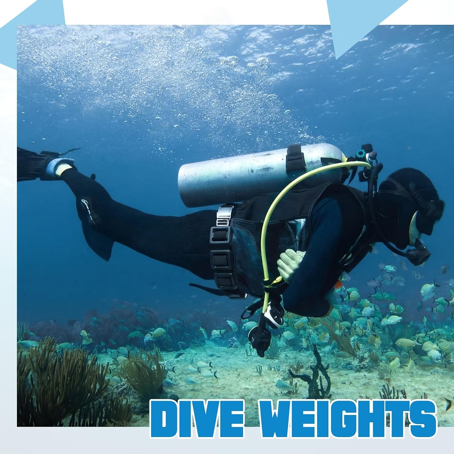Tellegloww 7 Pcs Diving Weight Accessories Belt Kit