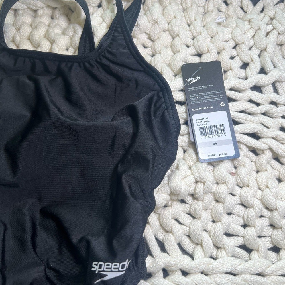 Speedo PROLT SUPRO-A Team Black Competitive Racing Suit size 26