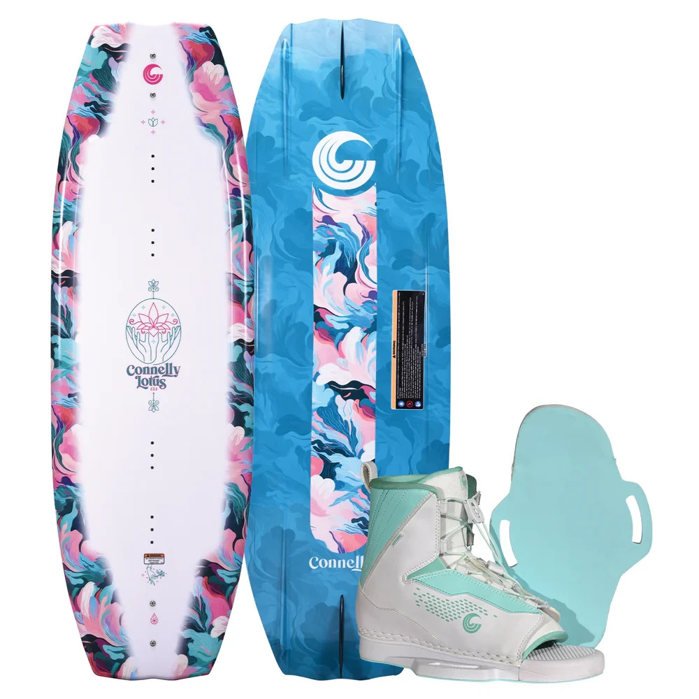 Connelly Lotus Wakeboard + Optima (7-10) Bindings – 2026 – Women’s – 134 cm